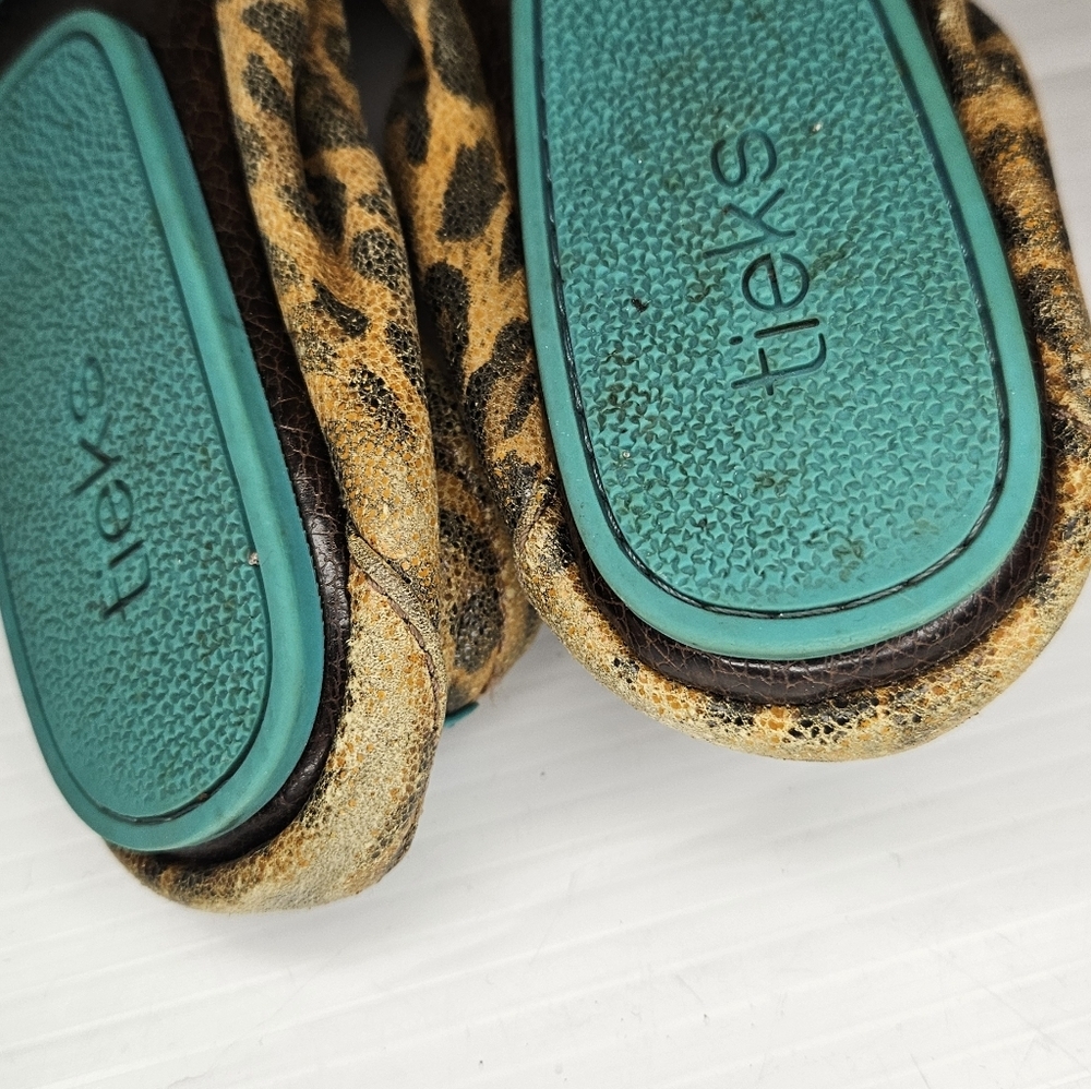 Tieks Leopard Print Flats – Women’s Size 6 - Picture 9 of 9